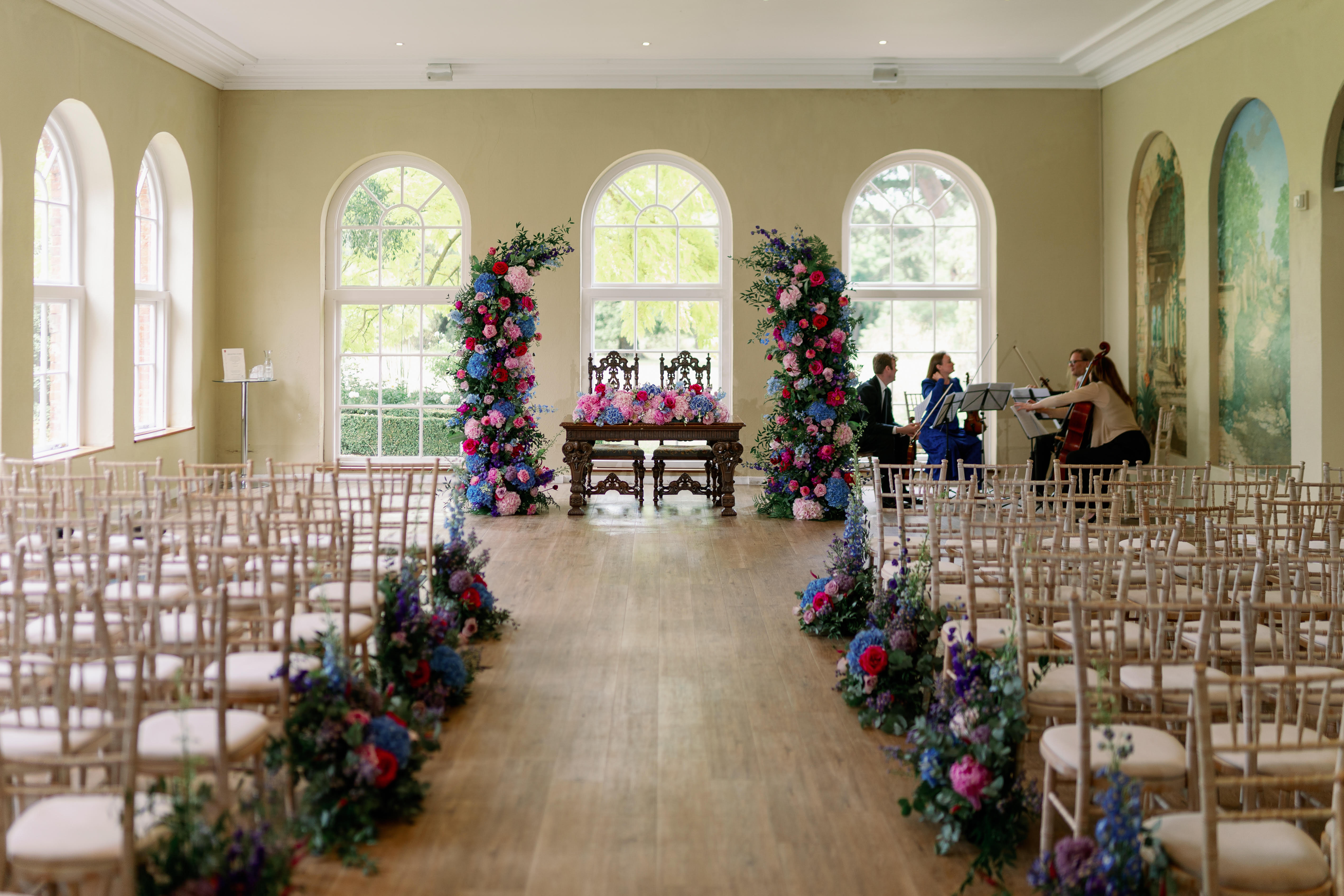 Transforming ceremony spaces — Blooming Fabulous Flowers, Slough, berkshire