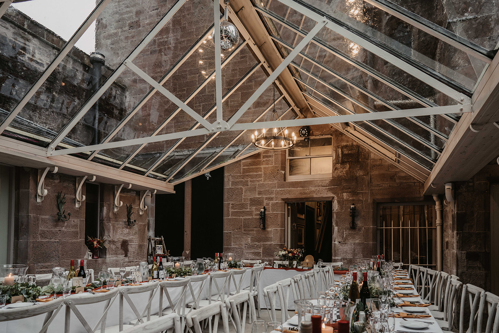 Courtyard of Glass — Culdees Castle Estate, Crieff, perth_and_kinross