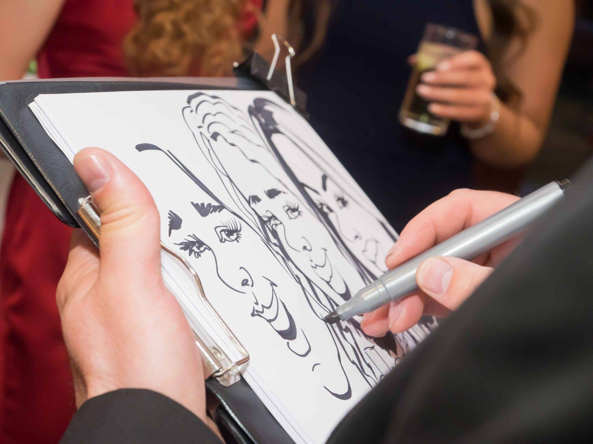 Ivo the Caricaturist — wedding entertainment in London, city_of_london